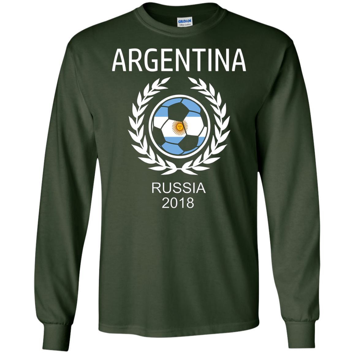 Argentina Soccer Team Russia 2018 T Shirt Football Fan