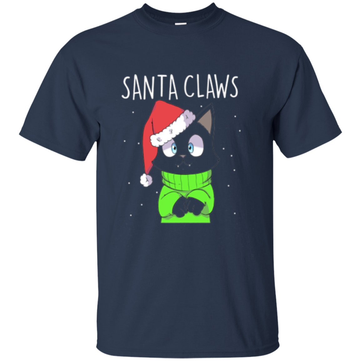 Santa Claws Cat Lovers Long Sleeve Shirt