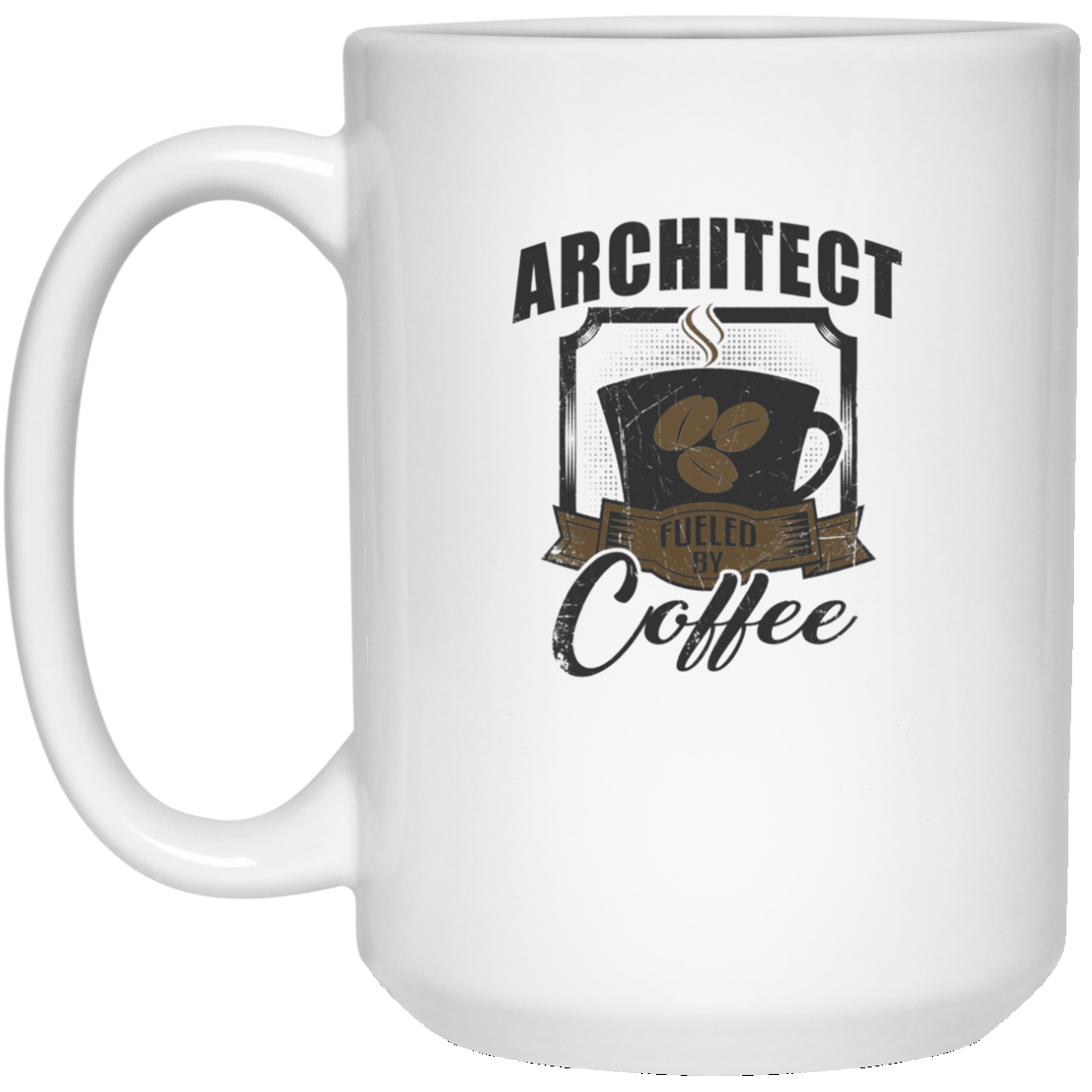 Architect Fueled By Coffee Funny Long Sleeve T-Shirt