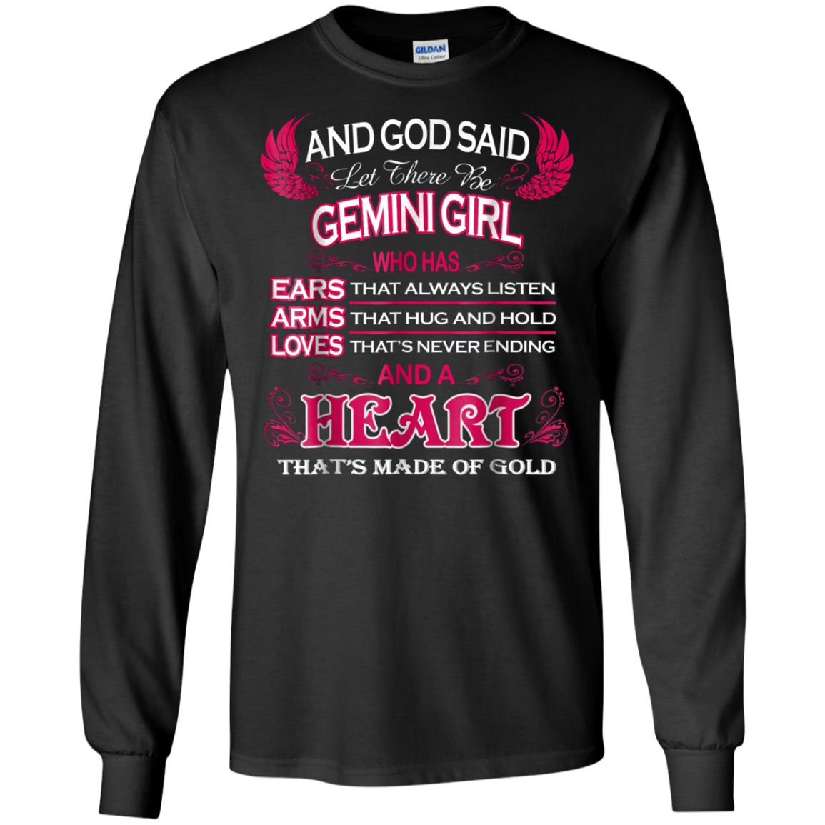 And God Said Let There Be Gemini Girl T-shirt