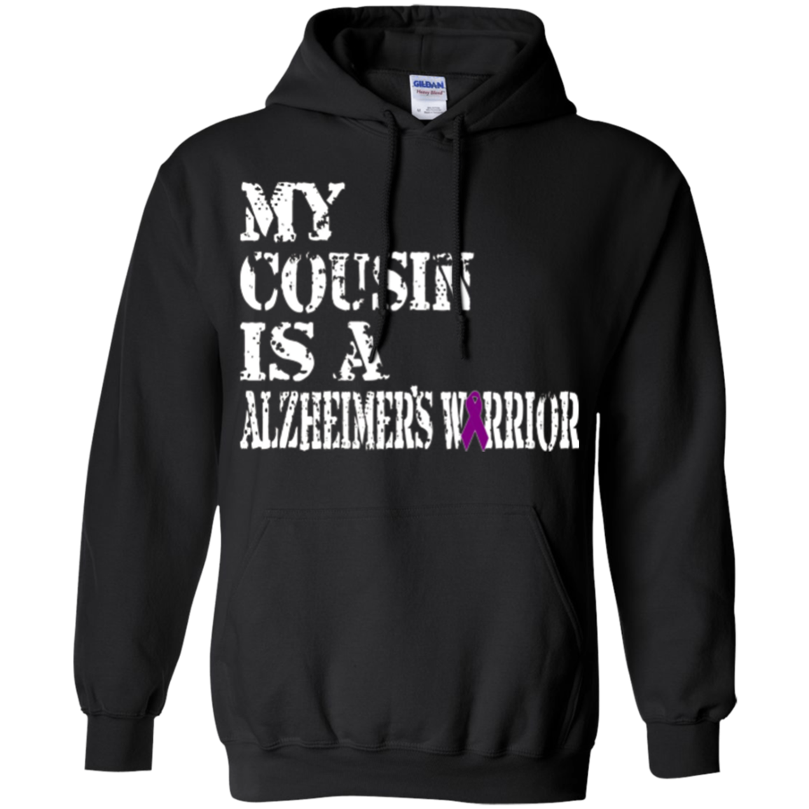 Alzheimer's Awareness Shirt For Brothers Purple Ribbon Tee