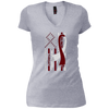 Image of American Flag THROAT Cancer Awareness T-Shirt