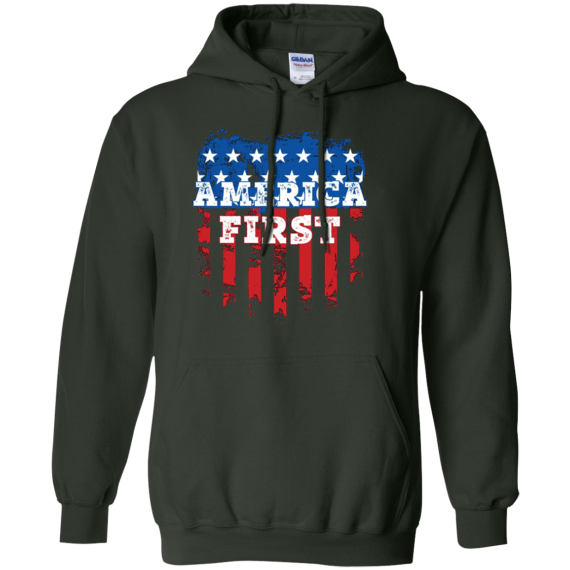 America First USA T Shirt with the American Flag