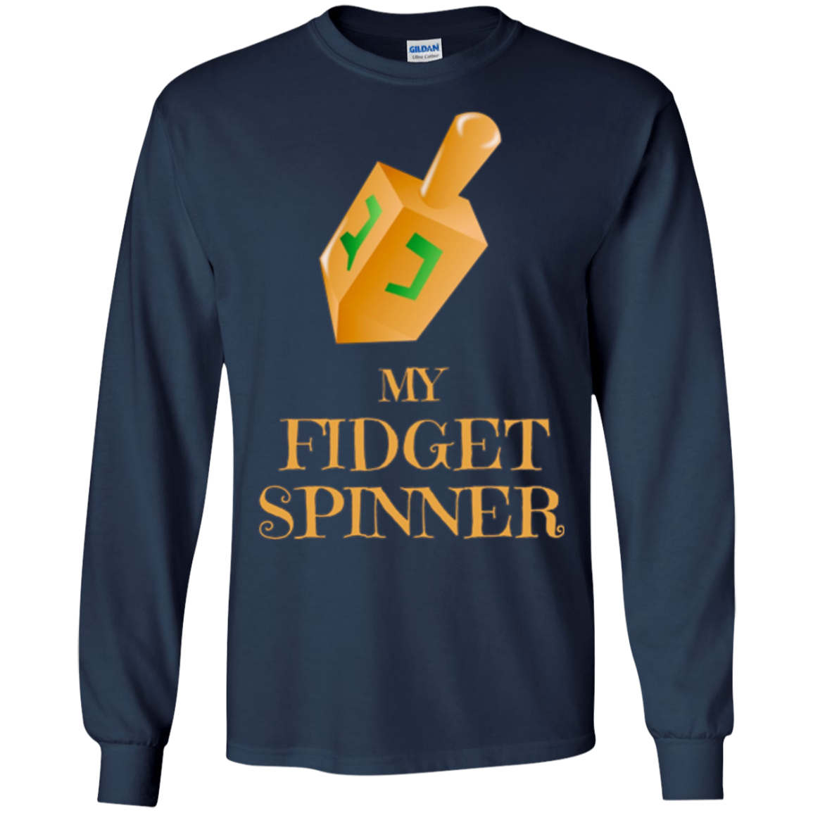 Funny Hanukkah Shirt - Fidget Spinner Dreidel T-Shirt