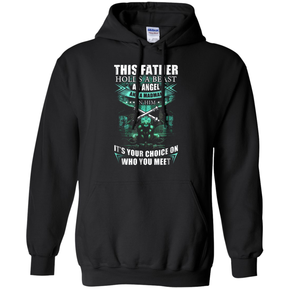 Artilleyman T-shirt , this father holds a beast an angel and