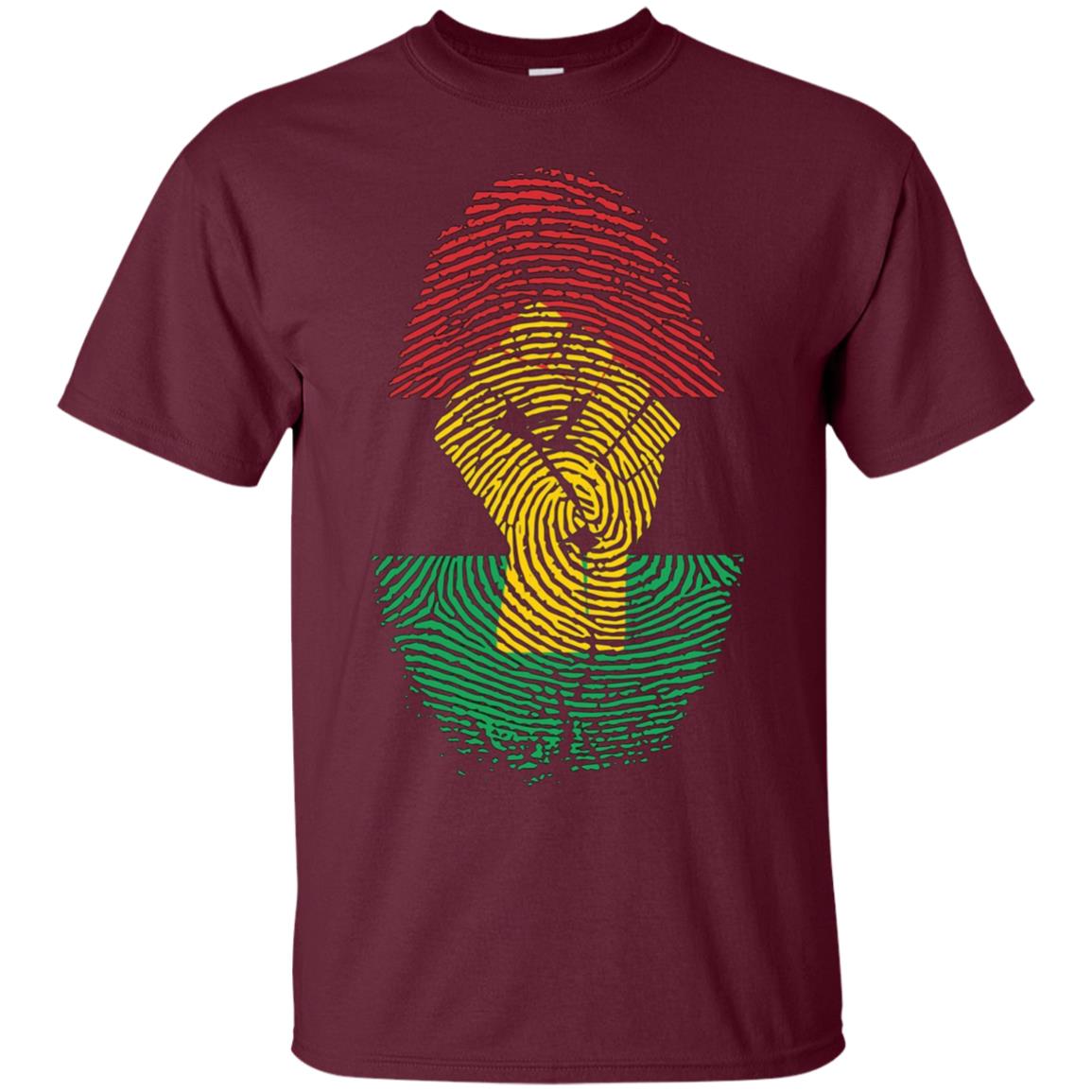 African Pride Fingerprint Black History T-Shirt