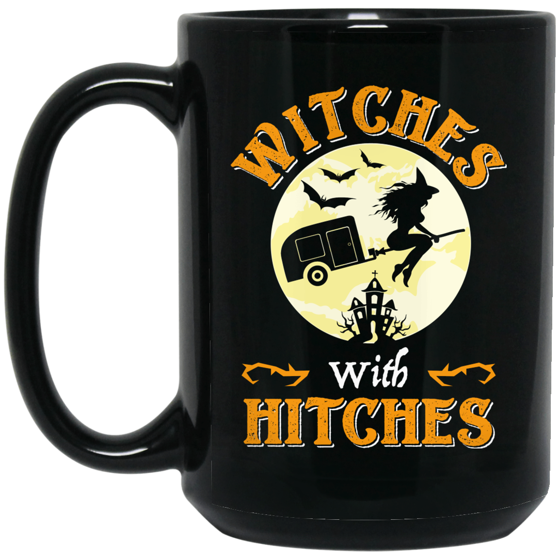 Witches With Hitches Funny Camping Halloween T-Shirt Gift