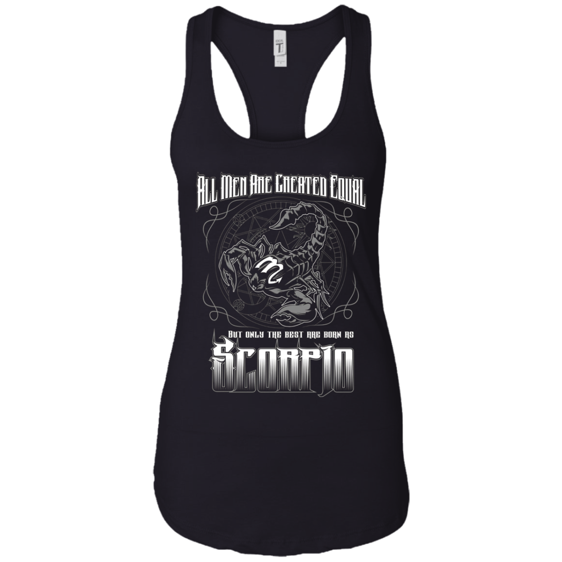 all men are created equal best are born scorpio tshirt men