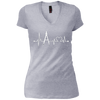 Image of Architect Heartbeat T-Shirt Funny Compass Architecture Gift