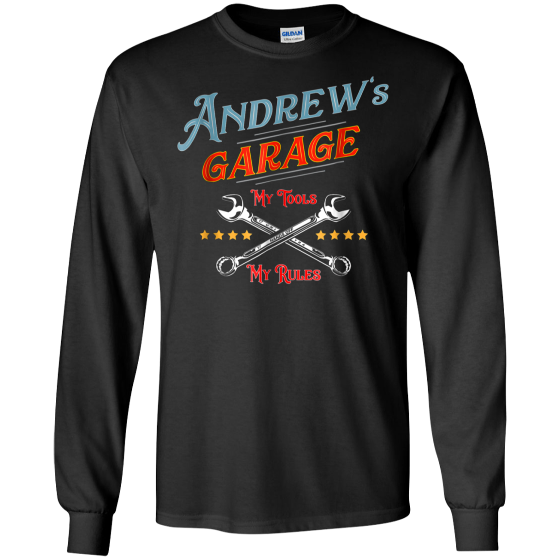 Andrew's Garage funny gift t-shirt