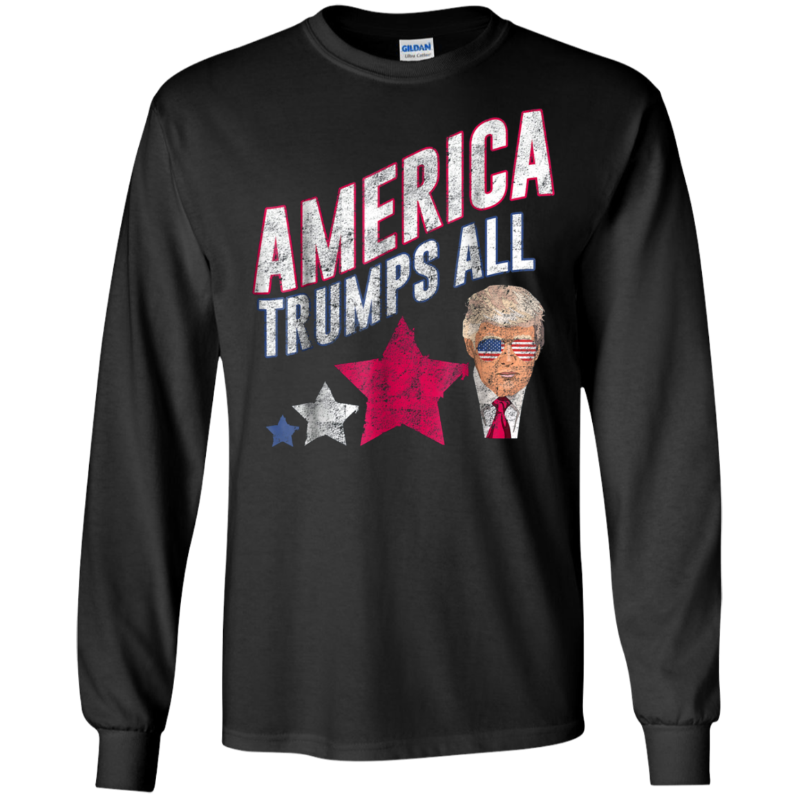 America Trumps All Patriotic 4th of July 2018 Tee