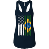 Image of American Brazil Patriotic Flag T-shirt
