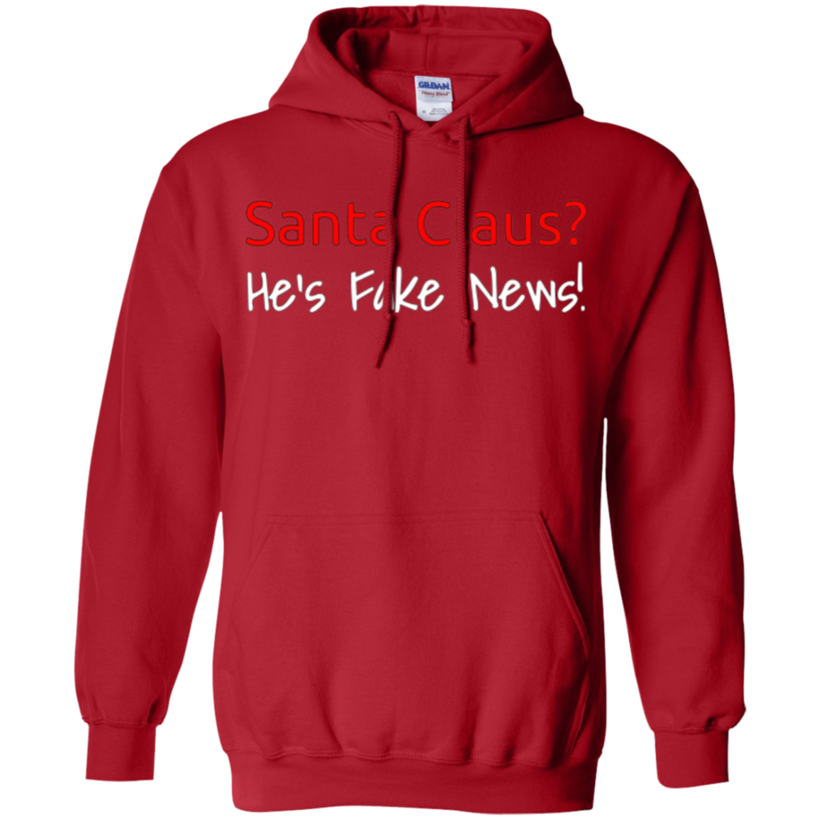 Santa Fake News T-Shirt Trump Joke Funny Christmas Gift