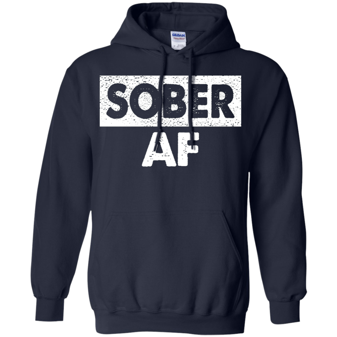 'Sober AF' Cool Sobriety Shirt