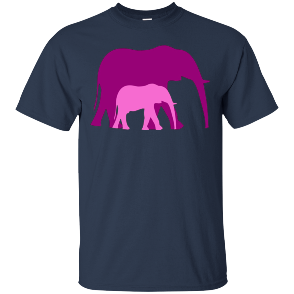 "Mother Daughter Bond" Elephant Herd Parent Child T-Shirt