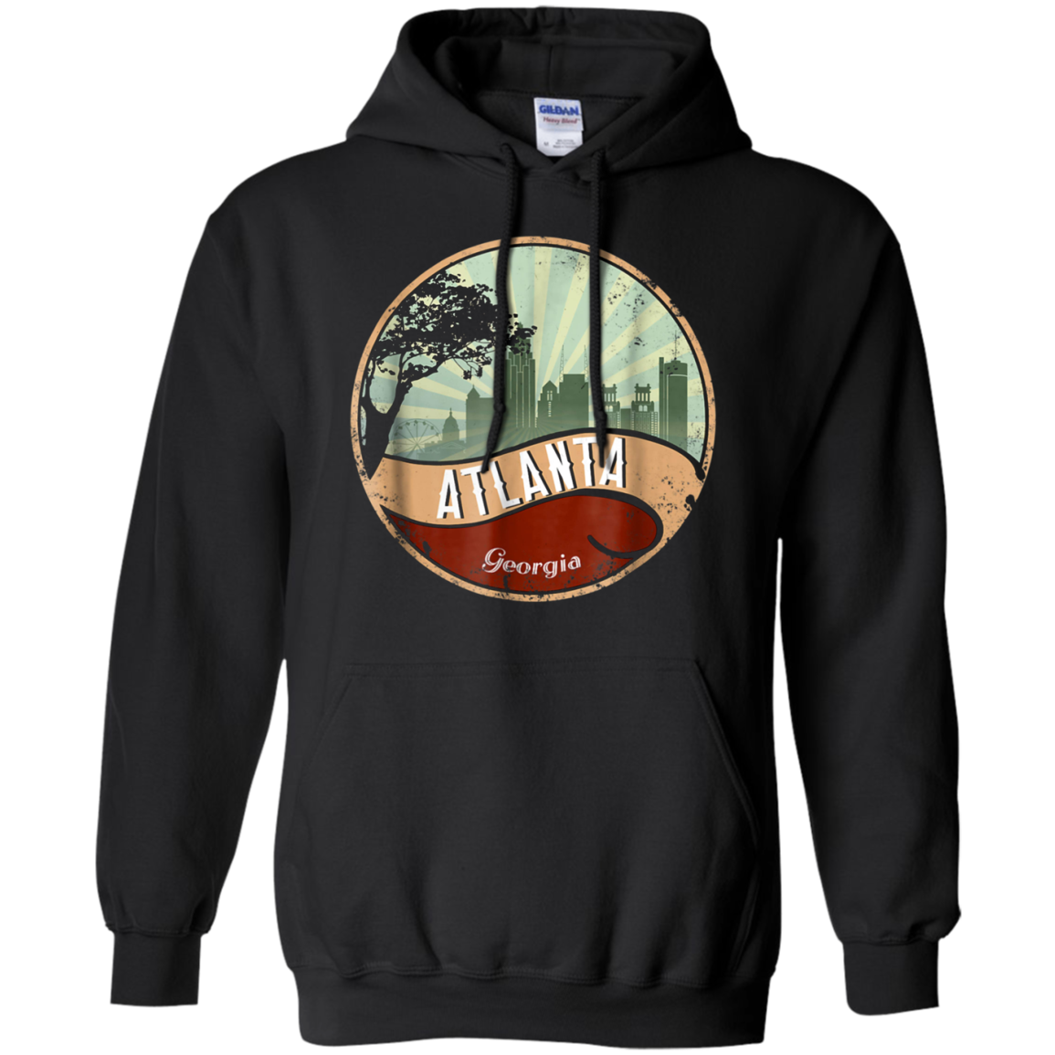 Atlanta Vintage Retro Design City Style T-Shirt