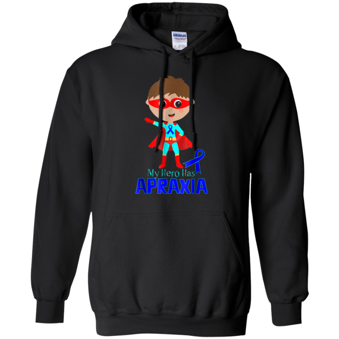 Apraxia Awareness T-shirt Blue Ribbon Apraxia Shirt