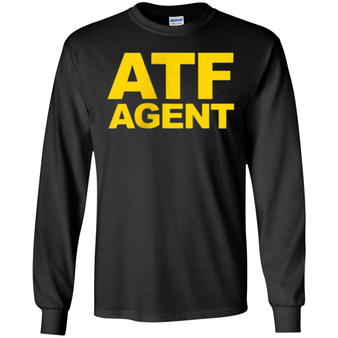 ATF Agent Shirt Navy Blue Front Back ATF Law Cosplay