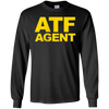 Image of ATF Agent Shirt Navy Blue Front Back ATF Law Cosplay