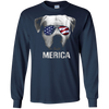 Image of American Bulldog Merica t-shirt - Patriot Patriotic
