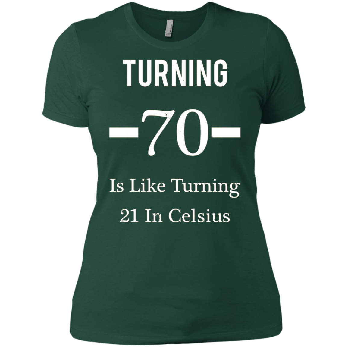 Funny Happy 70th Birthday T-Shirt for Men or Women