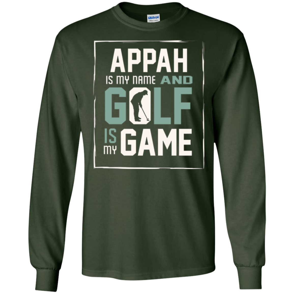 Appah My Name Golf My Game Golfing Shirt