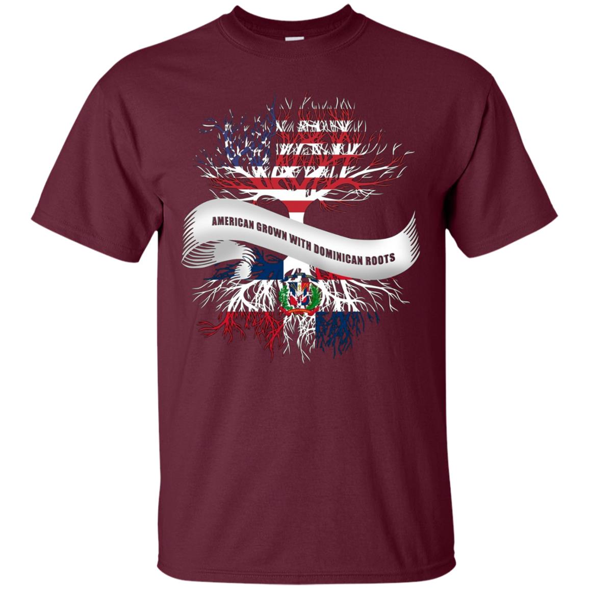 American Grown with Dominican Republic Roots T-Shirt