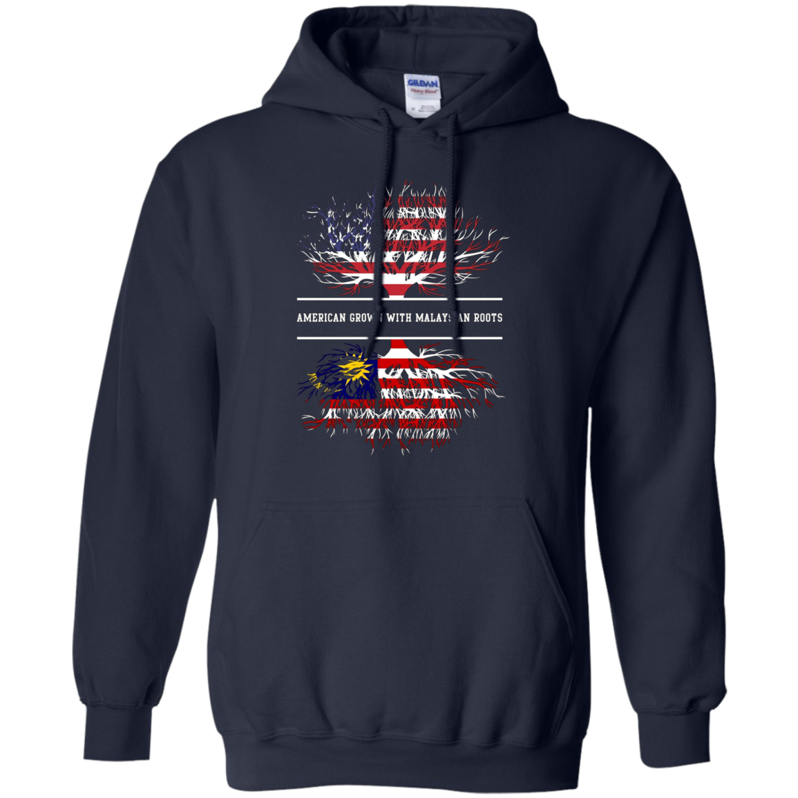 American Grown With Malaysian Roots T-Shirt Malaysia Tee