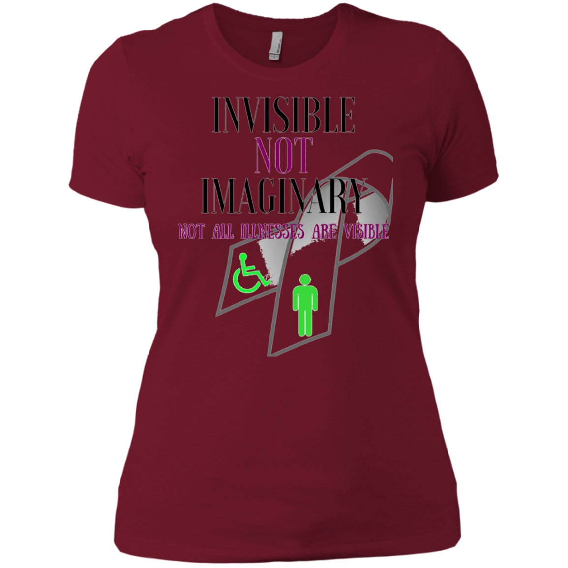 Chronic Pain, Invisible Illness, Spoonie Awareness T-shirt