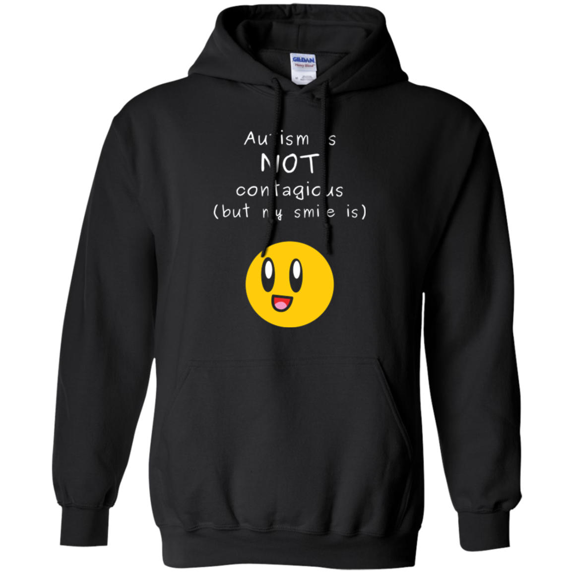 Autism Awareness: Autism is NOT contagious | Smiling T-Shirt