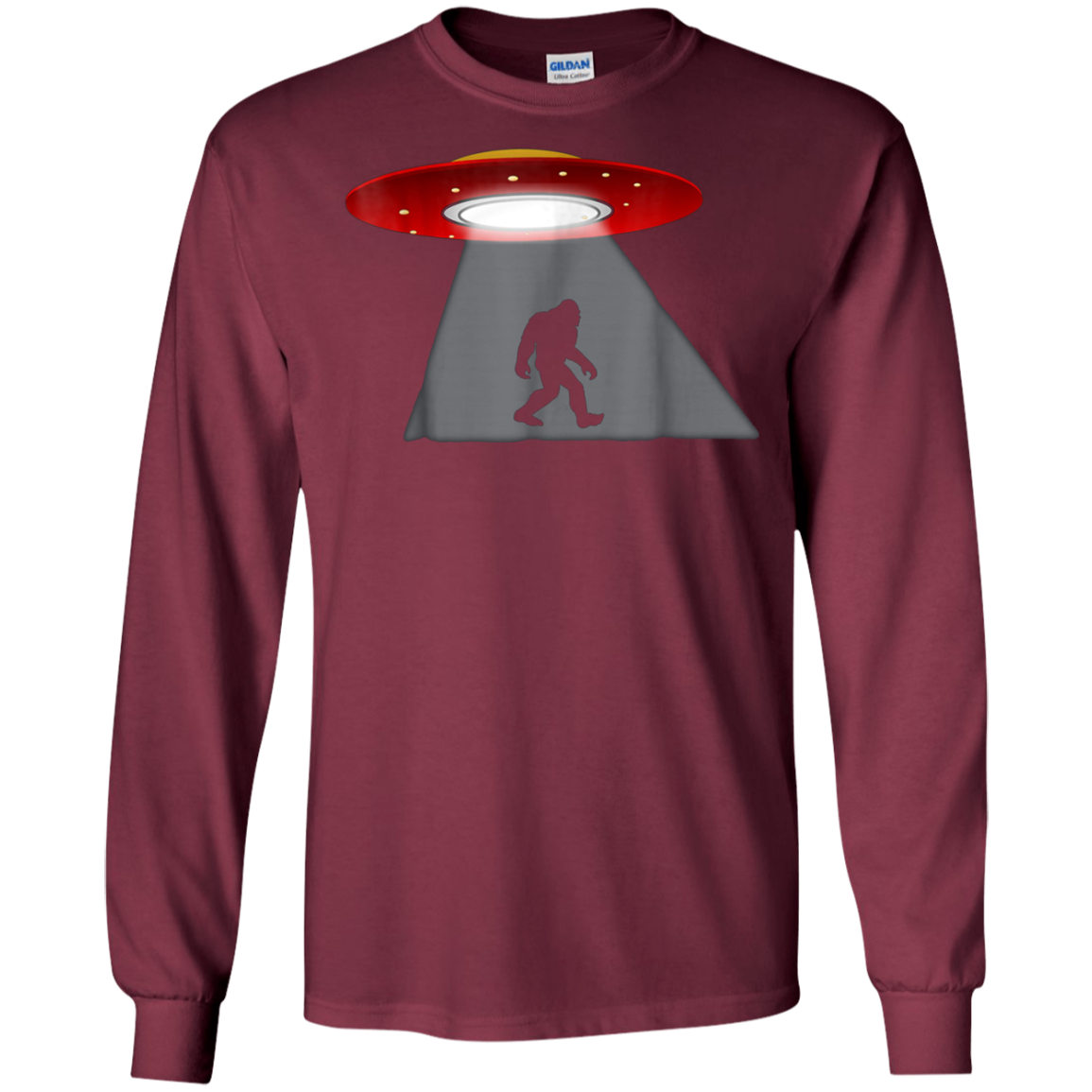 Alien Big Foot Abduction Funny Gift Idea Shirt