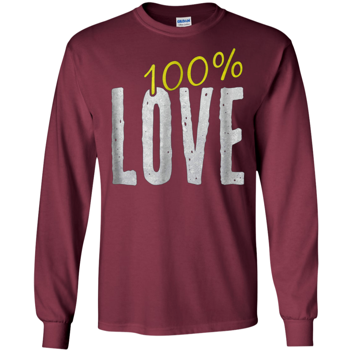 100% Love Lovely Design Fun Shirt