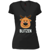 Image of Santa Reindeer Blitzen T-Shirt Christmas Group Costume Tee