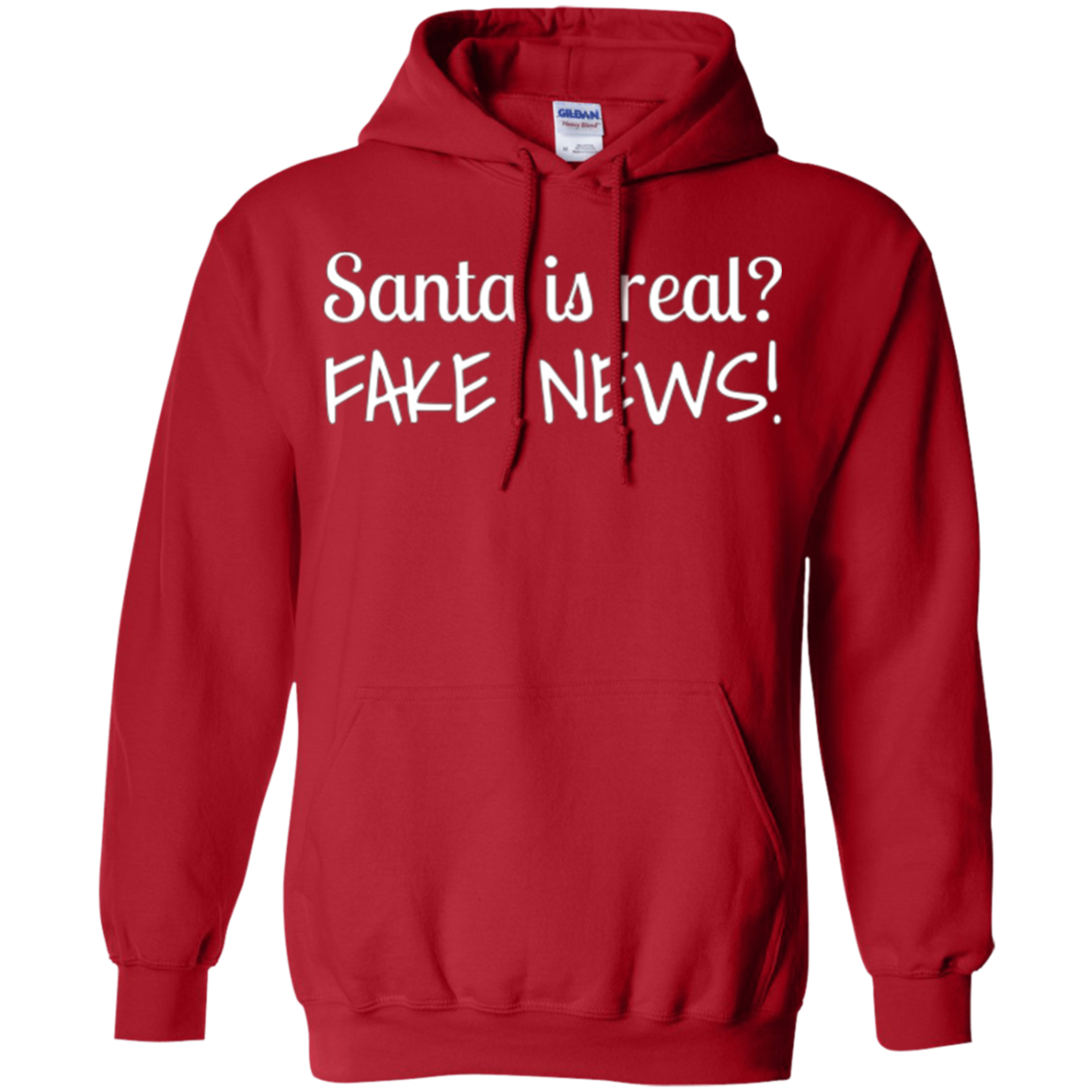 Santa Fake News T-Shirt Trump Joke Funny Christmas Gift