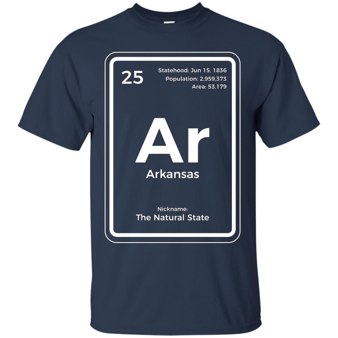 Arkansas T Shirt Periodic Table The Natural State