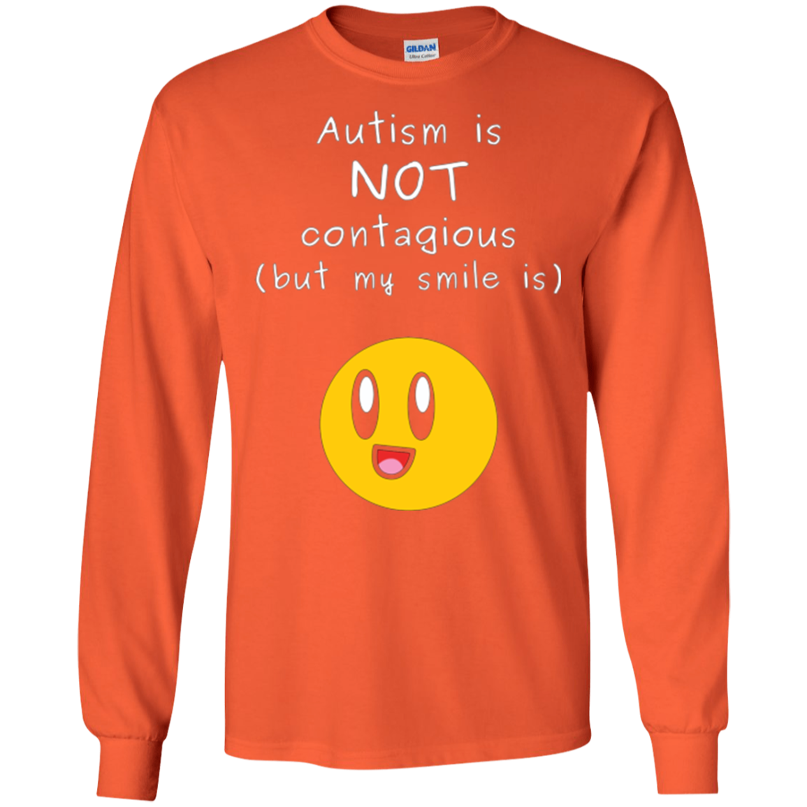 Autism Awareness: Autism is NOT contagious | Smiling T-Shirt