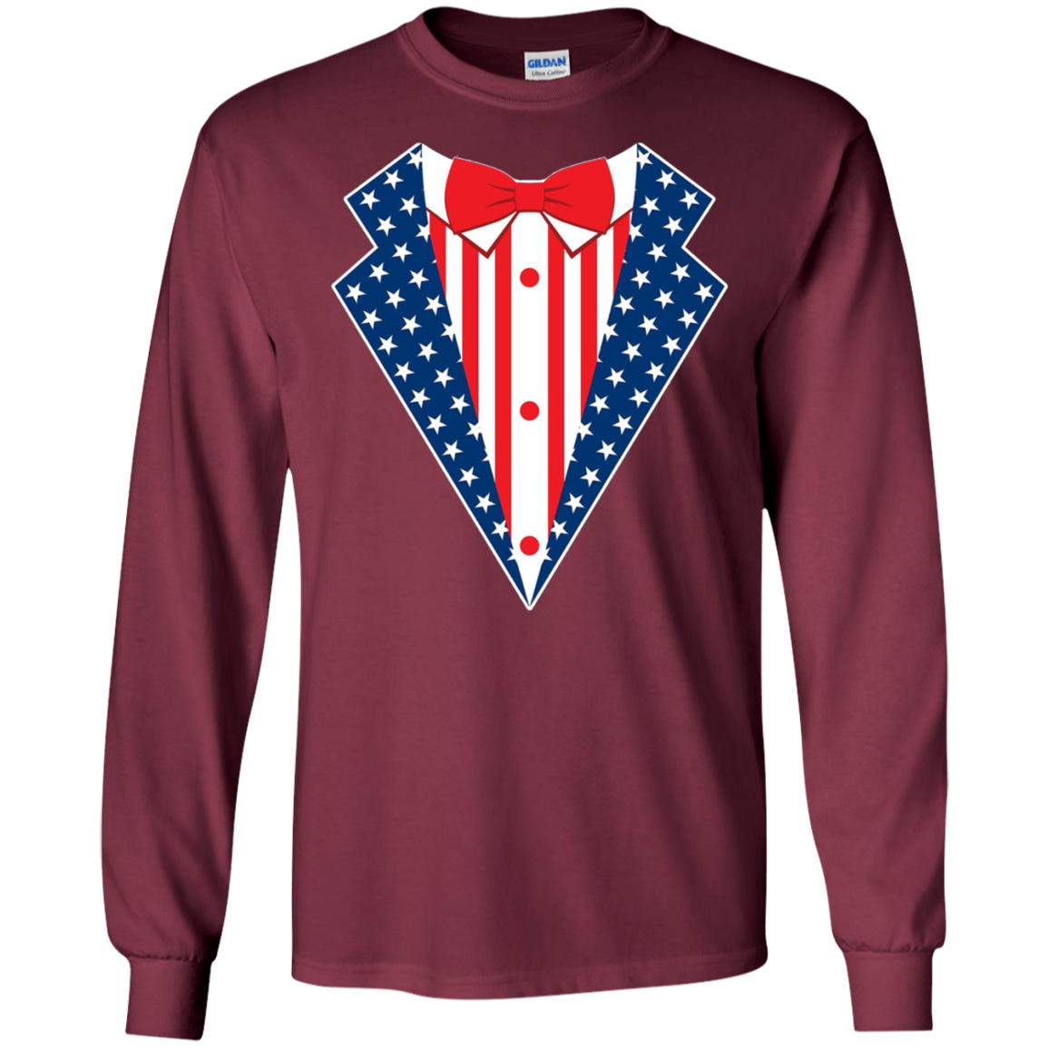 4th of July USA Tuxedo T-shirt