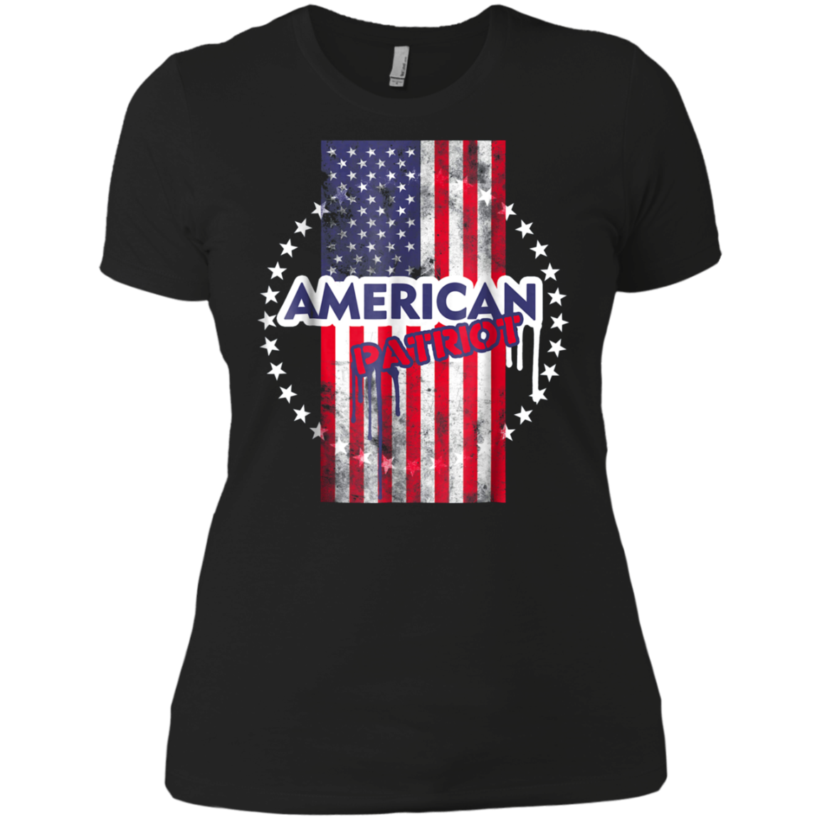 American Patriot - Unique Flag Holiday T Shirt 4th July Gift