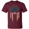 Image of American Spartan Old Glory Molon Labe USA Flag T-Shirt