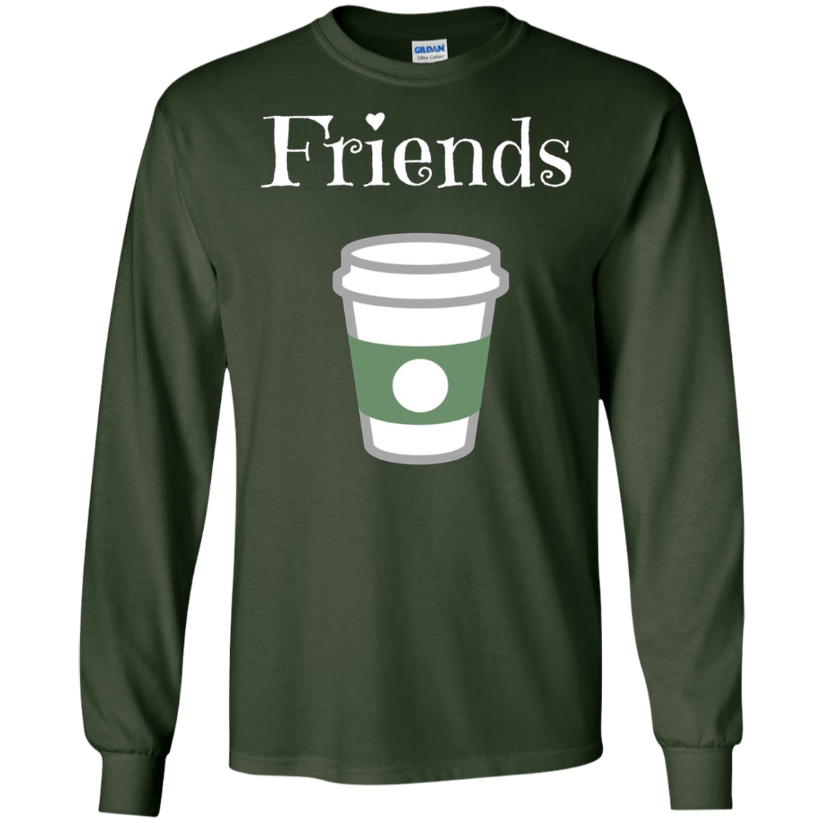 "FRIENDS" half of Best Friends Donut and Coffee T-Shirt