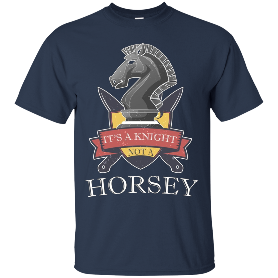 Witty Chess Piece Tees - It's A Knight, Not A Horsey T-Shirt