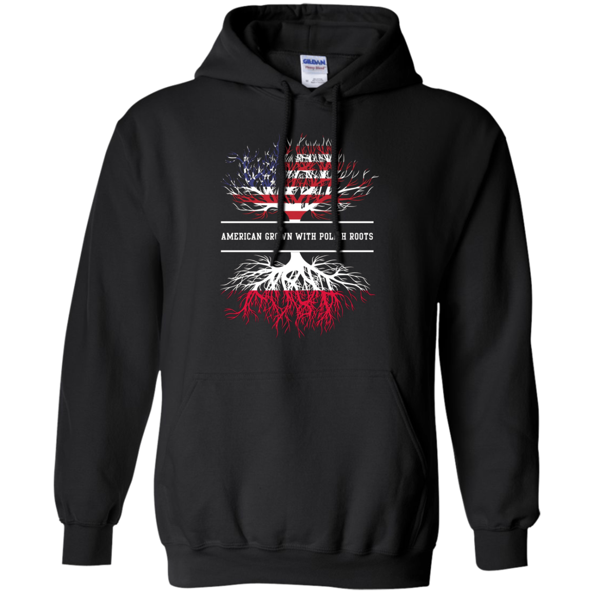 American Grown With Polish Roots T-Shirt Poland Tee