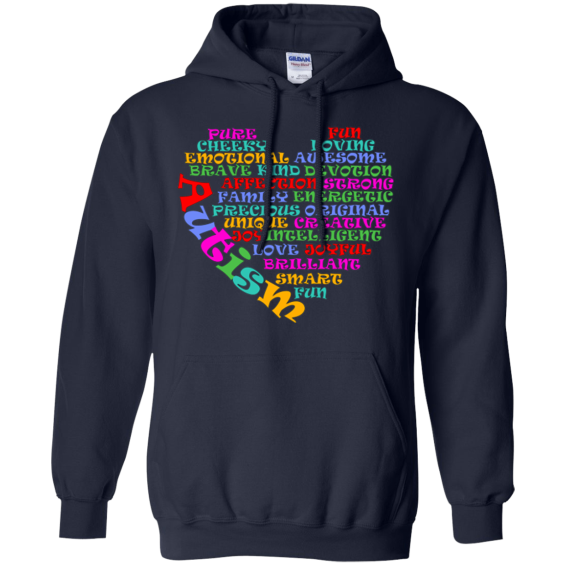 Autism Heart Shape Shirt - Womens Mens Kids