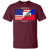 Image of American Haitian Flag Stars T-Shirt Great Gift Tee