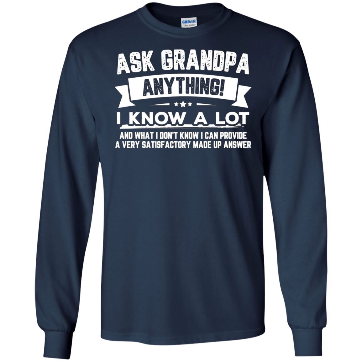 Ask Grandpa Anything Funny Father's Day T-Shirt Gift Smart