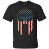 Image of American Spartan Old Glory Molon Labe USA Flag T-Shirt