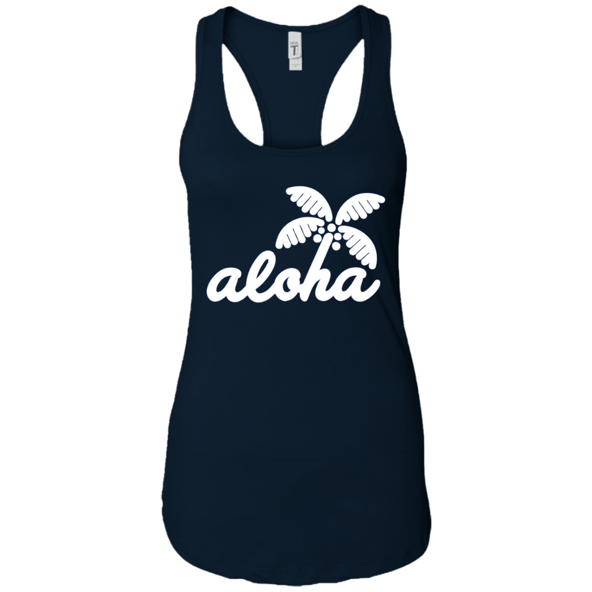 Aloha Palm Tree Simple Long Sleeve T-shirt