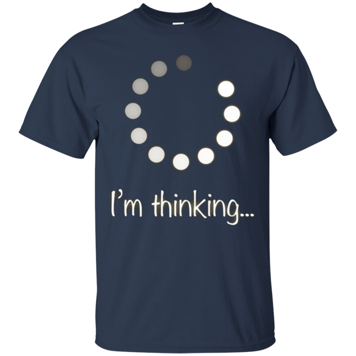 "I'm Thinking" Geek Nerd Computer Programmer Techie T-Shirt