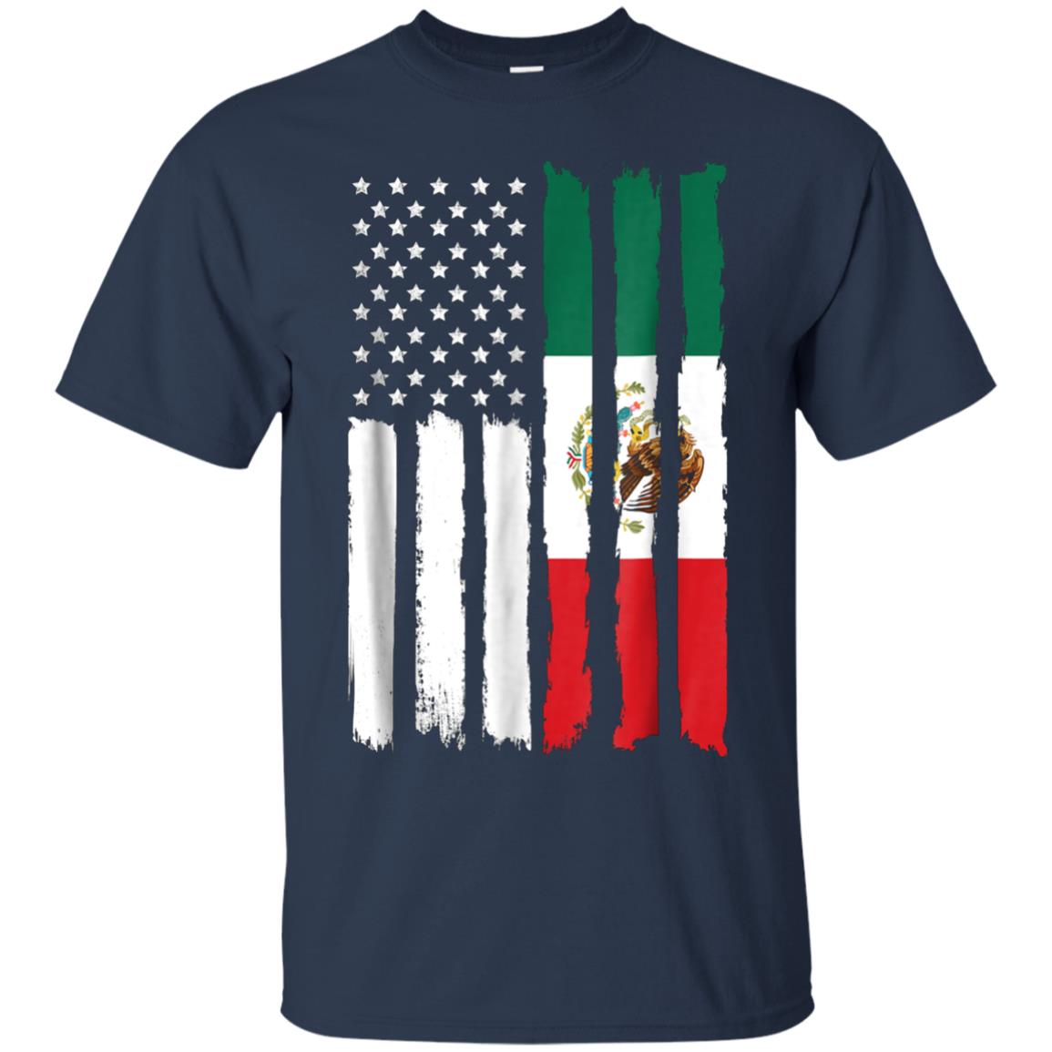 American Mexico Patriotic Flag T-shirt