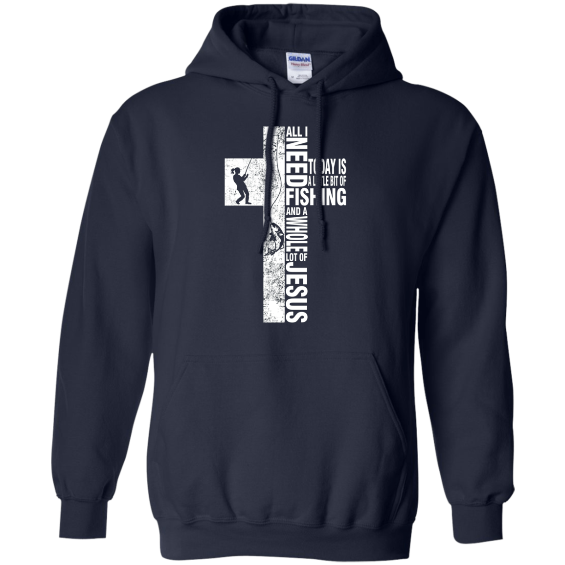 All I Need Is Fishing And Jesus T-shirt